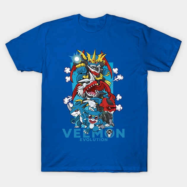 digimon veemon evolution T-Shirt by DeeMON